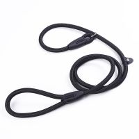 Dog Leash Slip Rope Lead Leash Heavy Duty Braided Rope Adjustable Loop Collar Training Leashes for Medium Large Dogs