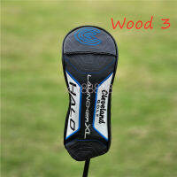 คลีฟแลนด์แบรนด์กอล์ฟคลับไดร์เวอร์แฟร์เวย์ไม้ Headcover หนัง Pu กันน้ำสำหรับกอล์ฟคลับหัวฝาครอบป้องกันกีฬากอล์ฟคลับอุปกรณ์เสริม