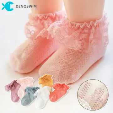 Get Infant Lace & Cotton Socks Set for New Born Baby Online!