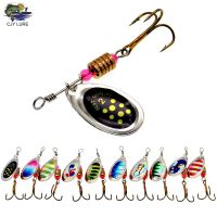 ♙♧❄ 10 Colors Peche Spinner Fishing Lures Wobblers CrankBaits Jig Shone Metal Sequin Trout Spoon with Hooks for Carp Fishing Pesca