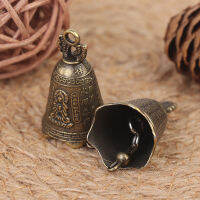 ?【Lowest price】Qearl 1PC โบราณระฆังจีนมินิประติมากรรมอธิษฐาน Guanyin Buddha Bell Shui Feng Bell