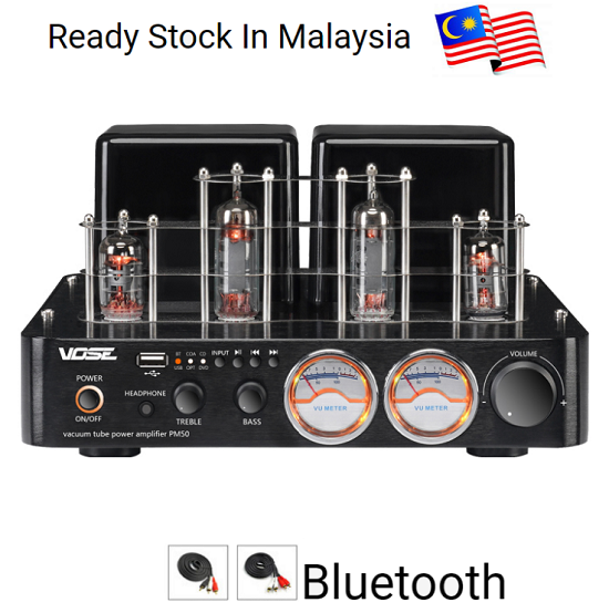 VosePM50 Fever Tube Wireless Bluetooth HIFI Tube Amplifier Bookshelf