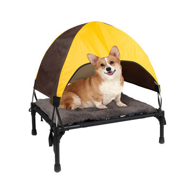 Spot parcel postCLS Foldable Bed Camping Portable Dog Camp Bed Removable Small and Medium-Sized Dogs Ground Moisture-Proof Camp Bed