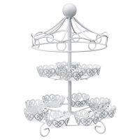 【LZ】♞▧ﺴ  2 Layer-12 Count Carousel Cupcake Stand Holder Display Wedding Cake Cup Display Stand