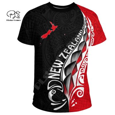 （Hot selling adult and child sizes in 2023）New Zealand Flag Country Maori Aotearoa Tribe Tattoo Harajuku 3d Print Summer Casual Funny Short Sleeve T-shirts（Contact Laitu Customization）