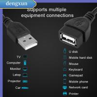 DENGXUN Usb ซิงค์ข้อมูลแล็ปท็อป PC ตัวผู้กับตัวเมียสายชาร์จ USB สายไฟต่อ