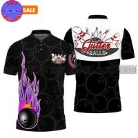 Bowling Love Sport Polo Shirt For Men&amp;women PL1110 (private chat free custom name&amp;logo)