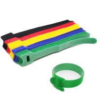 Releasable Cable Ties Colored Plastics Reusable Cable ties Nylon Loop Wrap Zip Bundle Ties T-type Cable Tie Wire 12X150mm Cable Management