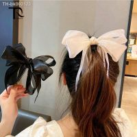 ❁▼ Sweet Korean Banana Clip Ribbon Bow Hair Claw Hairpins Ponytail Barrette Hair Clip For Women Hair Accessories Fashion headband