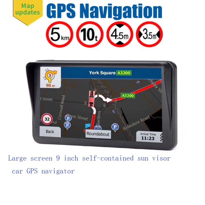hot-car-navigation-9-inch-navigator-truck-sunshade-sat-nav-256m-8g-2022-america-europe-map-navigators