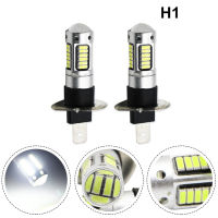 2PCS H1 6000K สีขาว LED หมอกขับรถหลอดไฟชุดแปลง Ultra-Bright LED ไฟหน้าชุดไฟหน้าอัตโนมัติหลอดไฟอุปกรณ์เสริม