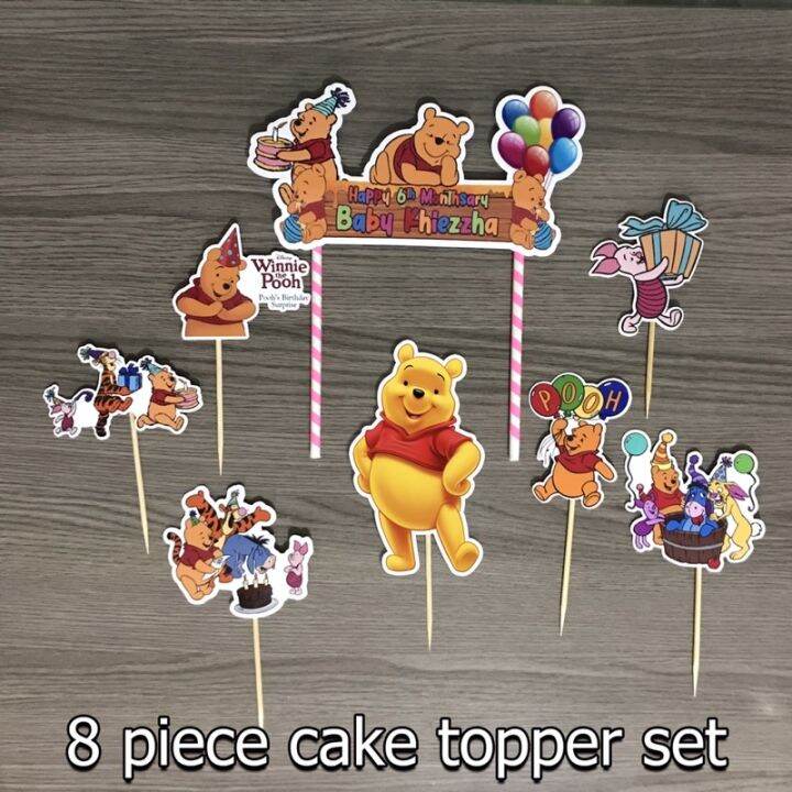 Winnie The Pooh Cake Topper Set | Lazada PH