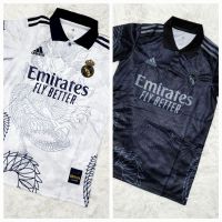 ❈ Jersi RM Jersey Dragon Concept Design White Black Edition - High Quality