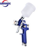 ♣♙ WENXING 0.8mm/1.0mm Nozzle H-2000 Professional HVLP Mini Paint Spray Gun Airbrush For Painting Car Aerograph Pneumatic Gun