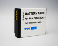 Battery 1000mAh New Reinforced for Panasonic LUMIX DMW-BLH7E DMC-GF7 GF8 GM1 GM5 DC-GF9 GF10 LX10 LX15, DMW-BLH7, BLH7E, BLH7 แบตเตอรี่ รุ่น