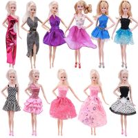 Elegant Doll Dresses Lady Little Dress Evening Dress For Barbies Doll 1/6 BJD Doll Clothes Accessories Russian DIY Girl Toys