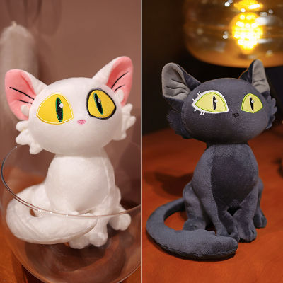 2ชิ้น Suzume ไม่มี Tojimari ญี่ปุ่นอะนิเมะรูปตุ๊กตาของเล่นตุ๊กตาสีขาวสีดำแมวนั่งคอสเพลย์องค์ประกอบการ์ตูน Plushie Peluche ของขวัญ