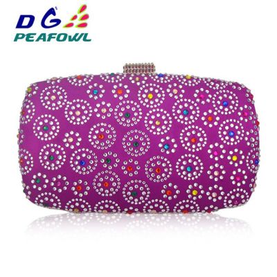 👝ใหม่2023 DG PEAFOWL พลอยเทียมถาวรสำหรับผู้หญิง3สีกระเป๋าถือผู้หญิงดอกไม้กระเป๋างานเลี้ยงกระเป๋าคลัทช์คริสตัลงานเเต่งงานเจ้าสาว