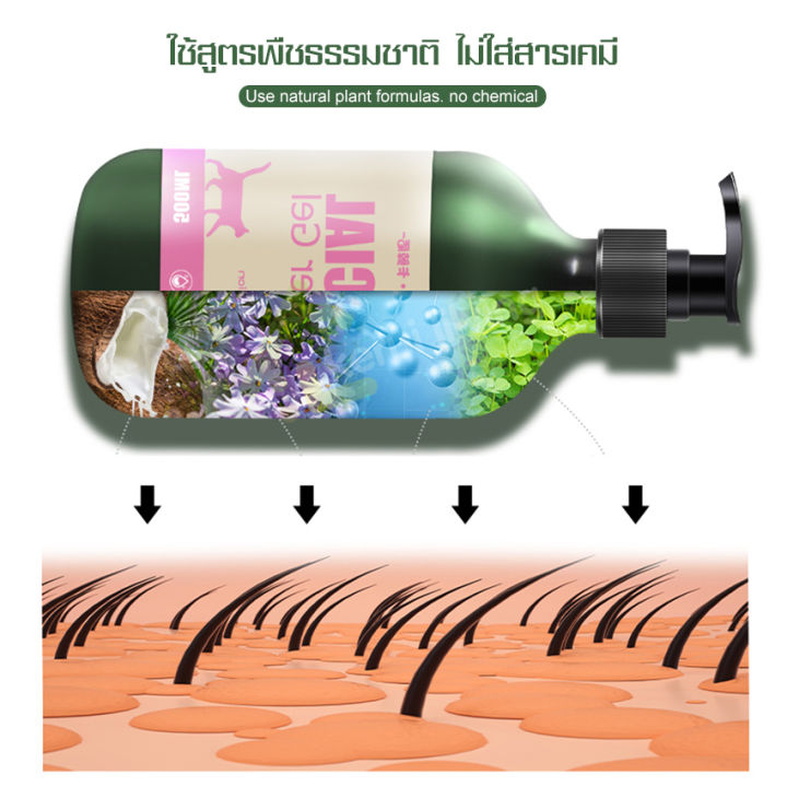 แชมพูอาบน้ำ-ดูแลขนสัตว์เลี้ยง-500-ml-แชมพูอาบน้ำสุนัข-แมว-ลดอาการคัน-เชื้อรา-เจลอาบน้ำแมว-เจลอาบน้ำสุนัข-แชมพูสุนัข-แชมพูแมว-pet-shampoo