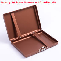 Travel Ciggarett Case Alloy Cigrette Box Pocket Tobaco Holder Smking Accessories Mens Gift