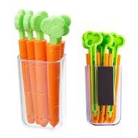 【jw】℡  5PCS Clip Food Closure Tongs Carrot Cartoon Moisture-Proof Radish Clamp Keeping Tools