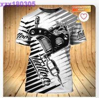 Tattoo Unisex Shirt Men Women Custom 3D Tattoo Artist Uniform Tee Shirt Best Gift For Tattoo Man