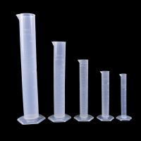 1pcsSet Transparent Measuring Plastic Graduated Cylinder Lab Measuring Cup Laboratory Tools 10ml-1000ml