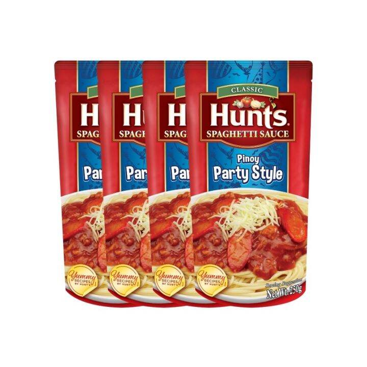 Hunt's Spaghetti Sauce Pinoy Party 250g Pack of 4 Lazada PH