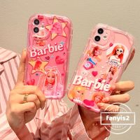 เคสโทรศัพท์มือถือแบบนิ่ม ใส ลายบาร์บี้น่ารัก สําหรับ iPhone 14 13 12 X XR Xs 8 7 6 6s 2020