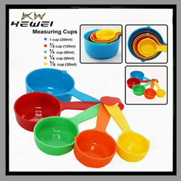 Measuring Cups Tools Colorful 5PCS Kitchen Colour works Cups Baking Utensil  Set Kitchen Tools