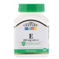 21st Century, Vitamin E, 180 mg (400 IU) 110, 250 Softgels