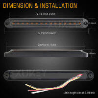 = {{: 12โวลต์24โวลต์รถบรรทุกรถพ่วงไฟ LED แถบรถเลี้ยวโคมไฟด้านหลังไฟท้ายเบรกกระพริบอุปกรณ์กันน้ำ