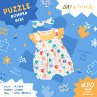 Girl Puzzle romper