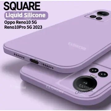 Cheap KEYSION Luxury Leather Case for OPPO Reno 10 Pro 5G Soft