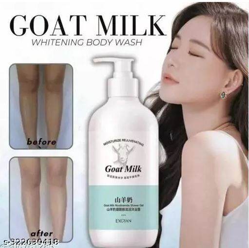 BEST SELLING!! EXGYAN Goat milk body Whitening Shower Gel Permanent