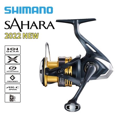 2022 NEW SHIMANO SAHARA Spinning Fishing Reel 3+1/4+1BB Gear Ratio 5.0:1/4.7:1/6.2:1/5.6:1 AR-C Spool Saltwater Reels Fishing Fishing Reels