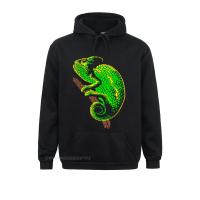 Arboreal Chameleon Green Pullover Hoodie All Cotton Mens Harajuku Party Hoodies Drop Shipping Top Quality Sweakawaii Clothes Size XS-4XL