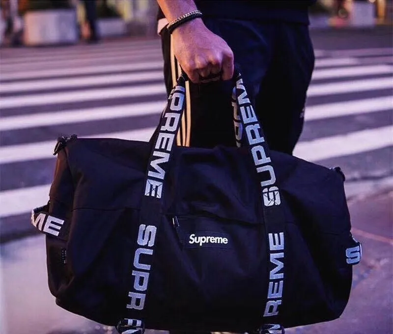 Supreme 18ss 44th duffle bag Travel Bag Fashion brand men's and