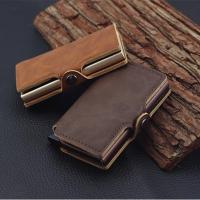 Mens Wallet Leather Credit Card Holder Slim Wallet Men Rfid Card Holder Coin - Wallets - Aliexpress