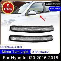 2ชิ้นสำหรับ Hyundai I20 GB IB 2016 2017 2018 87624-C8000รถยนต์กระจกมองข้างมองหลังสัญญาณไฟเลี้ยวด้านซ้ายขวาไฟแสดงสถานะ LED