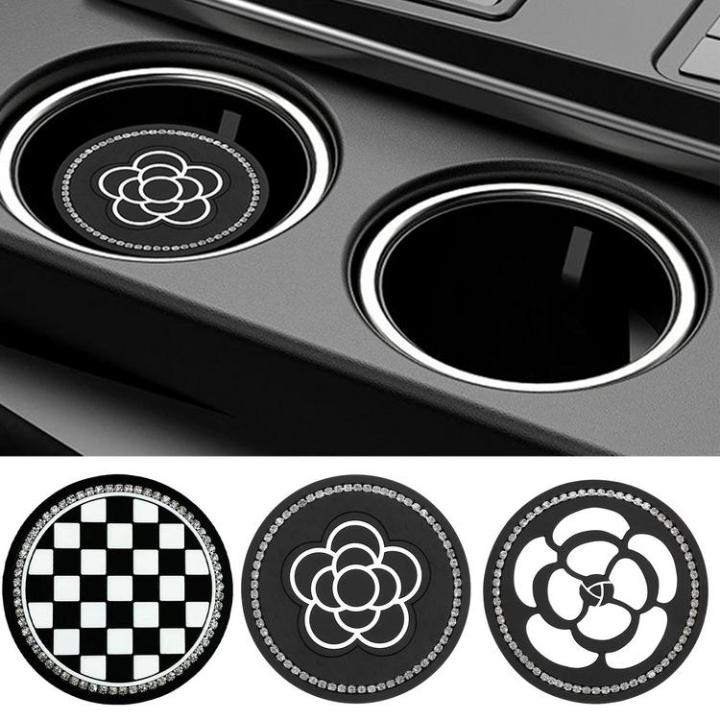 universal-car-cup-insert-universal-car-coasters-essentials-accessories-non-slip-cute-car-coasters-multifunctional-reusable-bling-rhinestone-car-cup-holder-for-women-men-standard