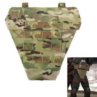 Tactical Vest Crotch Protection Modular Hunting Airsoft Vest Outdoor Air Gun Protection Lower Abdomen Platform Pouch