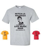 Unique Fashion Cotton T-Shirts Mitch-A-Palooza Old School Movie Poster Funny Comedy Mens T-Shirt 254