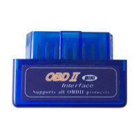 เครื่องสแกน OBD2 V2.1เครื่องอ่านรหัสเครื่องยนต์ Mini OBD 2 II เครื่องสแกนรถยนต์เครื่องมือวิเคราะห์อัตโนมัติ OBD 2เครื่องสแกนอัตโนมัติสีน้ำเงิน