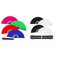 Y44 Pcs Folding Fan Silk Hand Fan Chinese Japanese Tai Handheld Fan Folding Dancing Prop Craft Fan