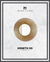 กระจกตกแต่งผนังดีไซน์ Muro Living รุ่น KENETH 90