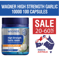 Wagner High Strength Garlic 10000 mg 100 Capsules กระเทียมสกัด