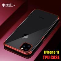 [ส่งจากไทย] Case iPhone 11 เคสไอโฟน11 เคสนิ่ม TPU เคสใสขอบสี เคสซิลิโคน TPU CASE เคส iPhone11 เคสกันกระแทก