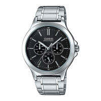 Casio Standard นาฬิกาข้อมือผู้ชาย สายสแตนเลส รุ่น MTP-V300,MTP-V300D,MTP-V300D-1A - สีเงิน