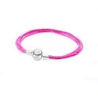 26 2021 New Fashion Sterling Silver Beads Multilayer Rope Bracelet With Logo Simple And Advanced Good Accessories For Girls